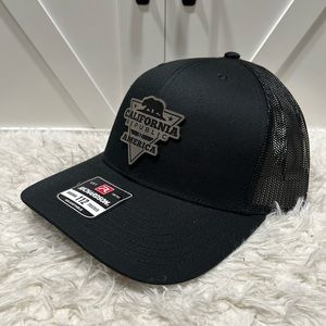 California Republic laser engraved Richardson 112 hat.